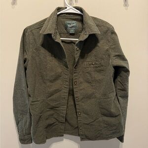 Woolrich Olive Green Shirt Jacket